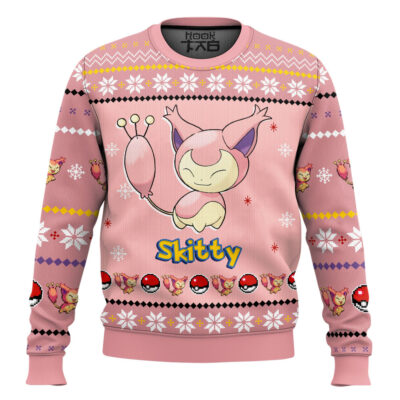 Pokemon Gen 3 Skitty Ugly Christmas Sweater