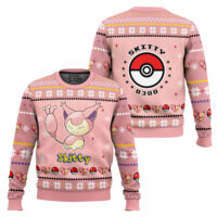 Hooktab Pokemon Gen 3 Skitty Ugly Christmas Sweater