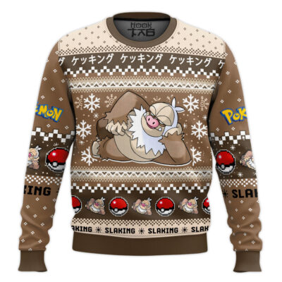 Pokemon Gen 3 Slaking Ugly Christmas Sweater