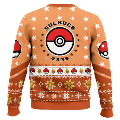 Hooktab Pokemon Gen 3 Solrock Ugly Christmas Sweater