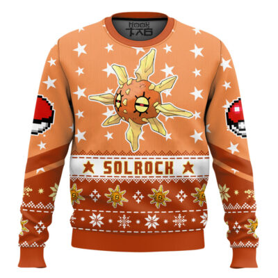 Pokemon Gen 3 Solrock Ugly Christmas Sweater