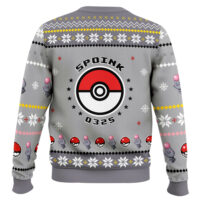 Hooktab Pokemon Gen 3 Spoink Ugly Christmas Sweater