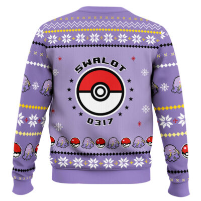 Hooktab Pokemon Gen 3 Swalot Ugly Christmas Sweater