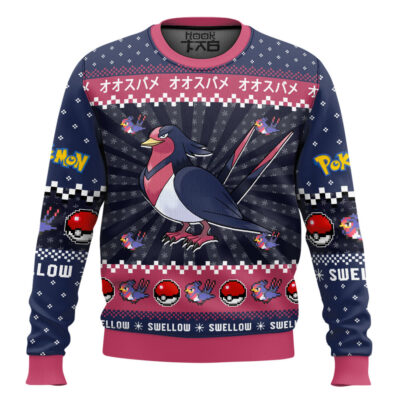 Pokemon Gen 3 Swellow Ugly Christmas Sweater