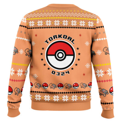 Hooktab Pokemon Gen 3 Torkoal Ugly Christmas Sweater
