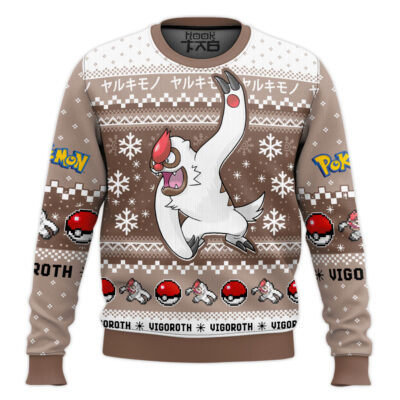 Pokemon Gen 3 Vigoroth Ugly Christmas Sweater