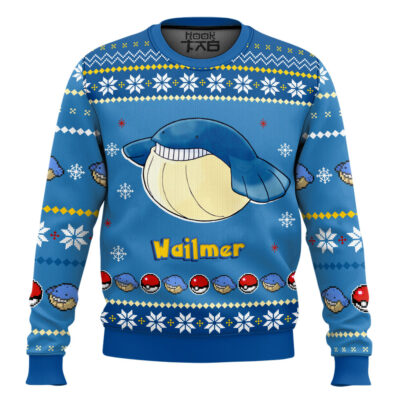 Pokemon Gen 3 Wailmer Ugly Christmas Sweater