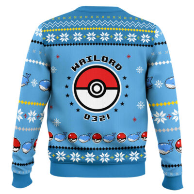 Hooktab Pokemon Gen 3 Wailord Ugly Christmas Sweater