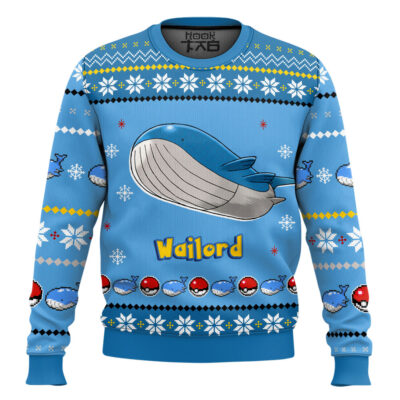 Pokemon Gen 3 Wailord Ugly Christmas Sweater