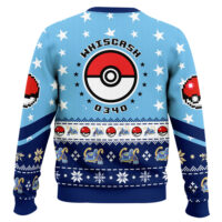 Hooktab Pokemon Gen 3 Whiscash Ugly Christmas Sweater