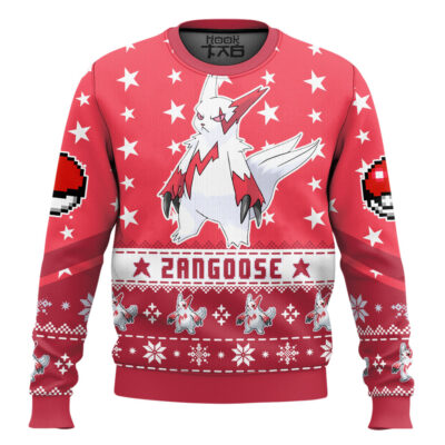 Pokemon Gen 3 Zangoose Ugly Christmas Sweater