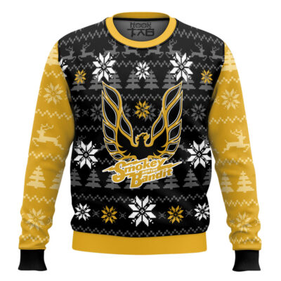 Pontiac Firebird Smokey And The Bandit Ugly Christmas Sweater