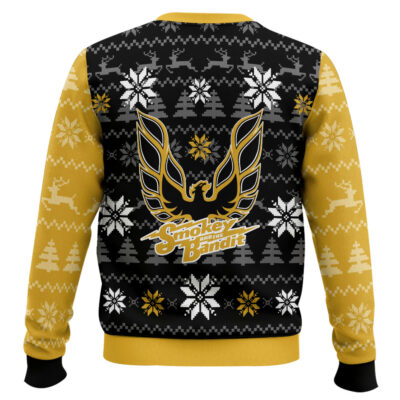 Hooktab Pontiac Firebird Smokey And The Bandit Ugly Christmas Sweater