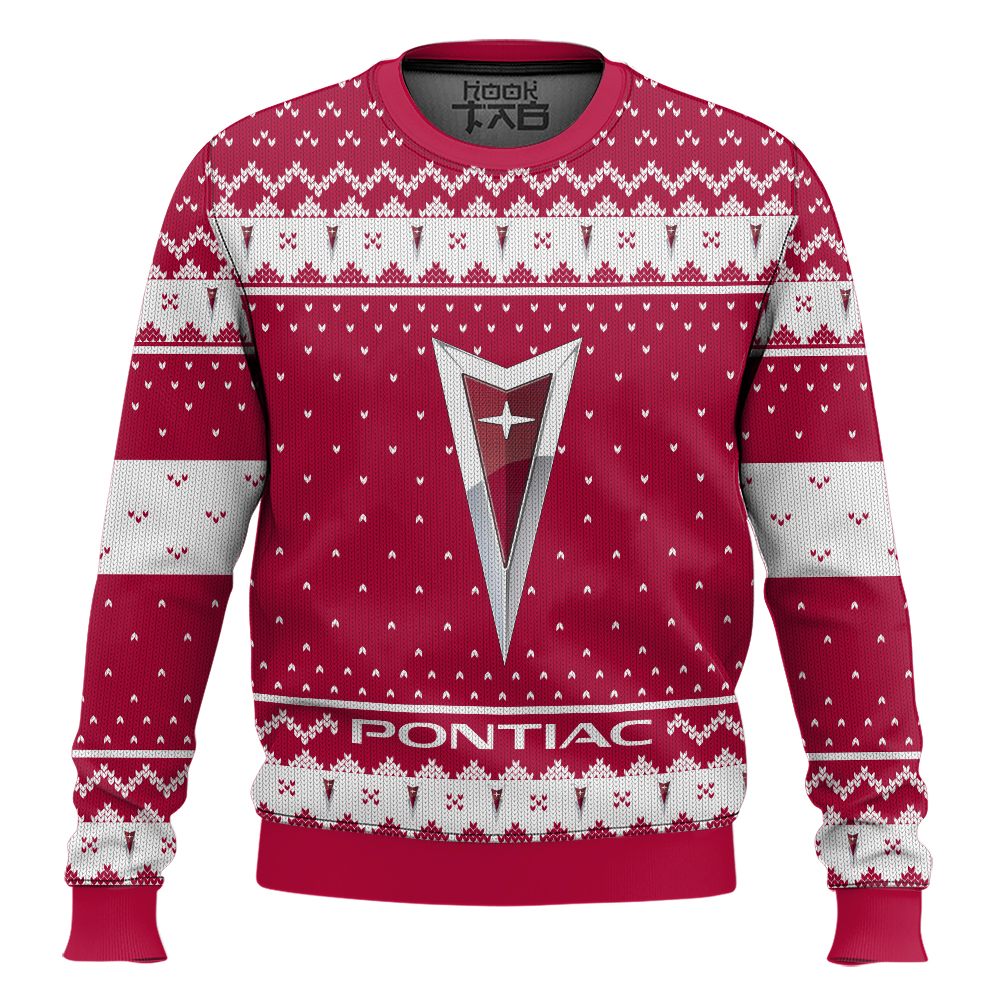 Hooktab Pontiac Ugly Christmas Sweater Hooktab Pontiac Ugly Christmas Sweater