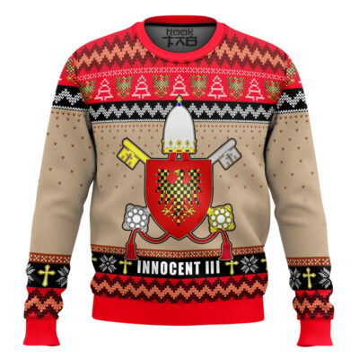 Pope Innocent III Coat Of Arms Ugly Christmas Sweater