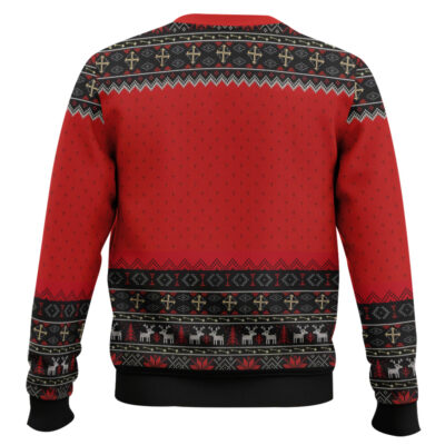 Hooktab Pope Pius V Coat Of Arms Ugly Christmas Sweater