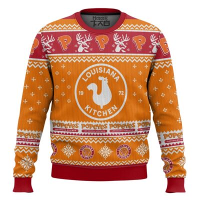 Popeyes Ugly Christmas Sweater