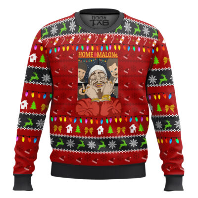 Post Malone Home Malone Ugly Christmas Sweater