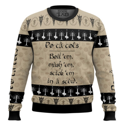 Potatoes Rune The Lord Of The Ring Ugly Christmas Sweater