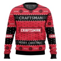 Hooktab Power Tools Craftsman Ugly Christmas Sweater