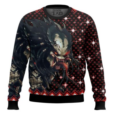 Predator Alien Ugly Christmas Sweater