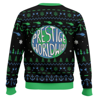 Hooktab Prestige Worldwide Step Brothers Ugly Christmas Sweater