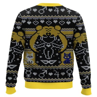 Hooktab Pretty Usagi Sailor Moon Ugly Christmas Sweater