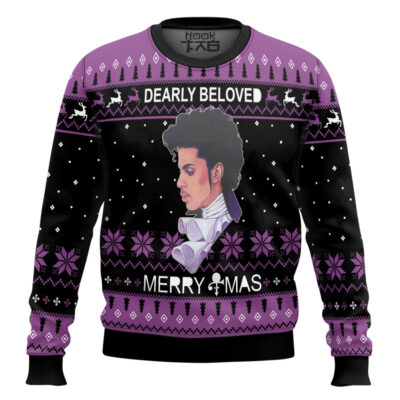 Prince Dearly Beloved Ugly Christmas Sweater