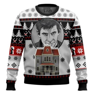 Psycho 1960 Horror Movie Ugly Christmas Sweater