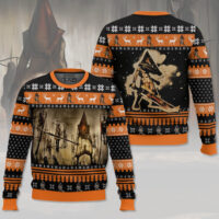 Hooktab Pyramid Thing Silent Hill Ugly Christmas Sweater