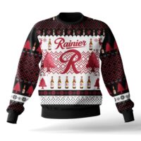 Hooktab Rainier Beer Ugly Christmas Sweater