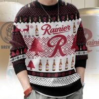 Hooktab Rainier Beer Ugly Christmas Sweater