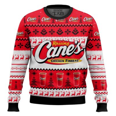 Raising Cane's Chicken Fingers Ugly Christmas Sweater