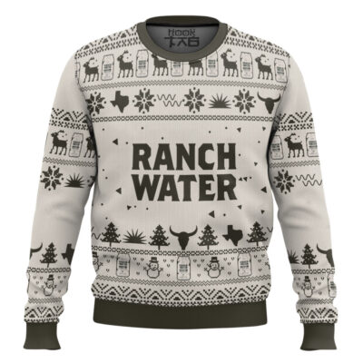Ranch Water Seltzer Ugly Christmas Sweater