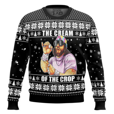Randy Savage The Cream Of The Crop WWE Ugly Christmas Sweater