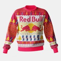 Hooktab Red Bull Red Bull Energy Drink Ugly Christmas Sweater