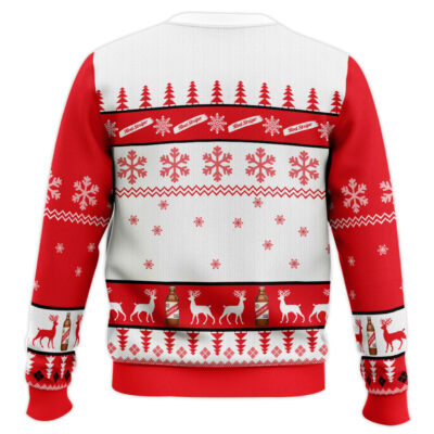 Hooktab Red Stripe Beer Ugly Christmas Sweater