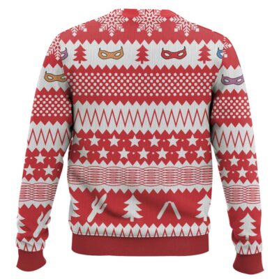 Hooktab Red Xmas Teenage Mutant Ninja Turtles Ugly Christmas Sweater