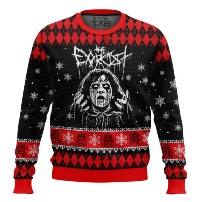 Regan Macneil The Exorcist Ugly Christmas Sweater