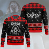 Hooktab Regan Macneil The Exorcist Ugly Christmas Sweater