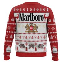 Hooktab Reindeer Racing Marlboro Ugly Christmas Sweater