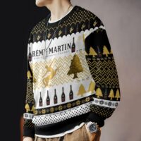 Hooktab Remy Martin Cognac Fine Champagne Ugly Christmas Sweater