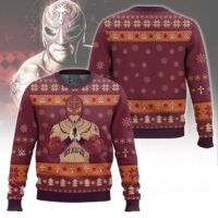Hooktab Rey Mysterio Rubio WWE Ugly Christmas Sweater