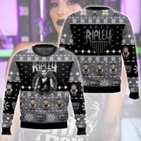 Hooktab Rhea Ripley WWE Ugly Christmas Sweater
