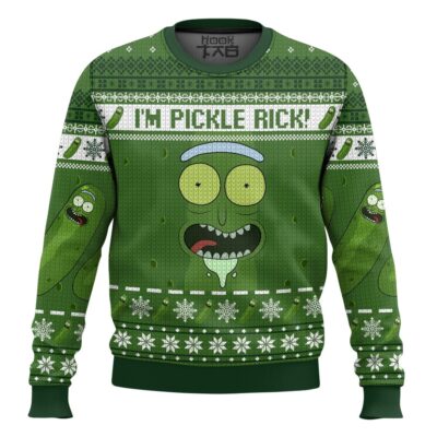 Rick And Morty I'm Pickle Rick Ugly Christmas Sweater