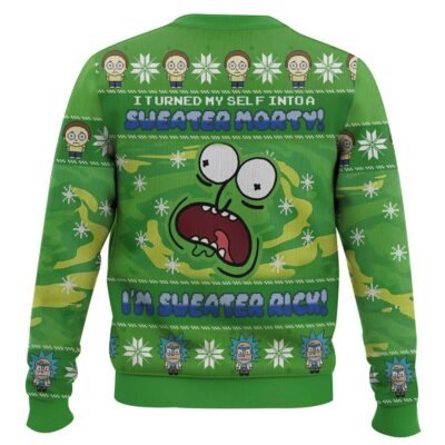 Hooktab Rick And Morty I’m Sweater Ugly Christmas Sweater