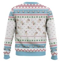 Hooktab Rick And Morty In Mushroom Tripping Ugly Christmas Sweater