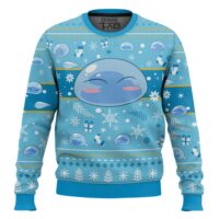 Hooktab Rimuru Slime That Time I Got Reincarnated As A Slime Ugly Christmas Sweater