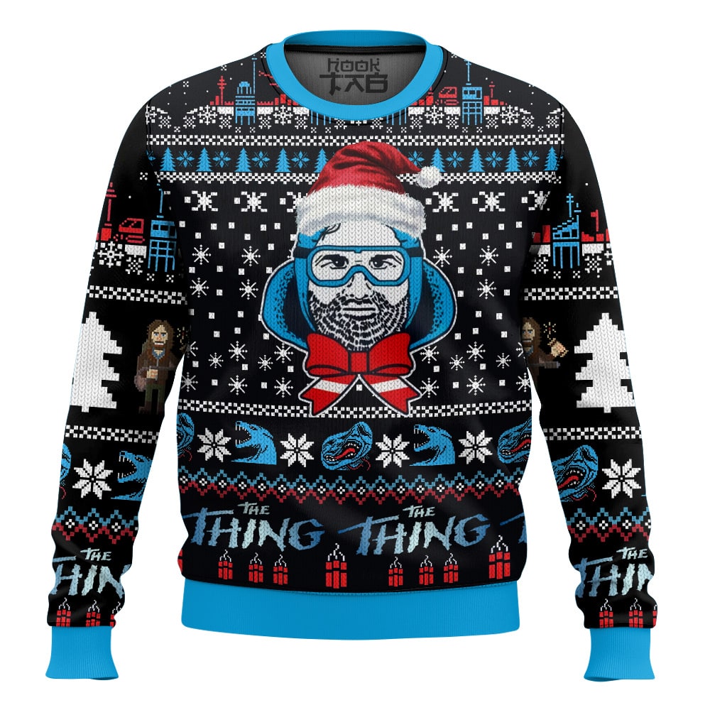 Hooktab R.J Macready The Thing Ugly Christmas Sweater Hooktab R.J Macready The Thing Ugly Christmas Sweater