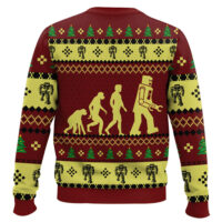 Hooktab Robot Evolution Sheldon Cooper The Big Bang Theory Ugly Christmas Sweater